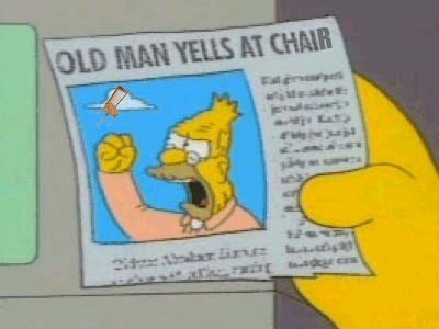 Old Man Yells at Chair